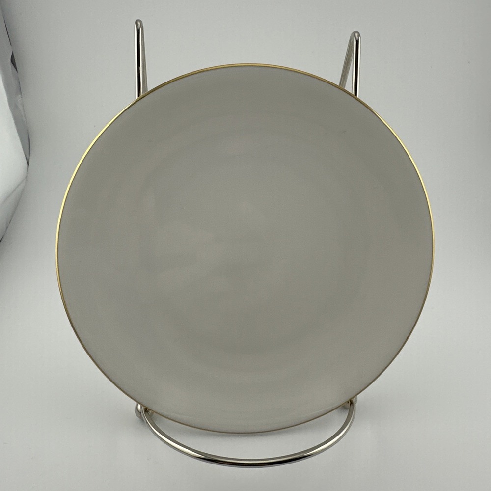 ROYAL WORCESTER Vintage Fine Bone China White Gold Trim 6" Bread & Butter Plate